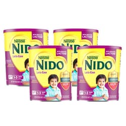 Nido Nestle NIDO Lacto-Ease Toddler Powdered Milk Beverage - 28.2 Oz Canister - Toddler Drink Mix (Pack of 4)