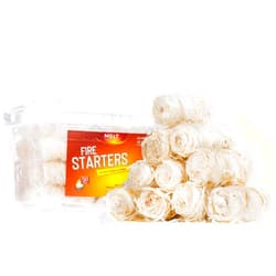 Melt Candle Company Fire Starter Rolls, 50 Rolls - Fire Starters for Campfires, Grill, Outdoor Fire Pit, Fireplace, BBQ - Fire Starter Kit, Water Resistant & Odorless - Camping Accessories