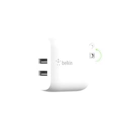 Belkin 24W Dual Port USB Wall Charger - Fast Charging for iPhone, iPad, Samsung & More - Charging Block for Power Bank, No Cable Included