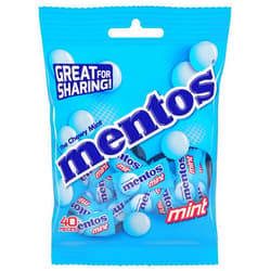 Mentos Chewy Mint Candy, Individually Wrapped, Holiday Candy, Bulk, 0.10 Oz, Pack of 40