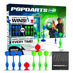 Popdarts Game Rookie Pack – Beginner-Friendly Suction Cup Dart Game for Kids, Families, and New Players | Indoor & Outdoor Target Toss Game | Fast Setup, Durable, Simple Rules, and Fun for All Ages!