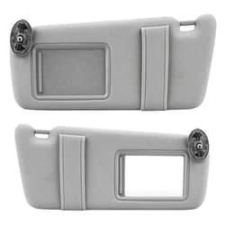 AEagle Left & Right Sun Visor for 2007-2011 Toyota Camry Without Sunroof, Driver & Passenger Side Gray Sunvisor Replacement 74310-06750-E0, 74320-06780-B0