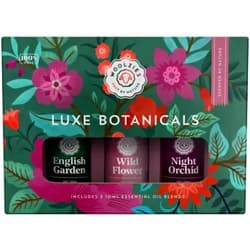 Woolzies Luxe Botanicals Floral Essential Oil Blend Set of 3 | Includes English Garden, Wild Flower, & Night Orchid Aromatherapy for Diffuser, Massage, Soap & Candles Making | 10 ML