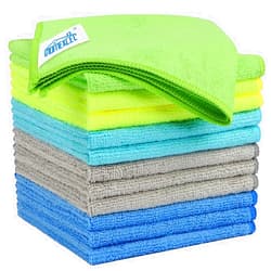 HOMEXCEL Microfiber Cleaning Cloths 12 Pack, 12.5 x 12.5 Inch Microfiber Towel for Cars, Ultra Absorbent Cleaning Rags, Lint Free Cleaning Towels for Household, Kitchen, Window, and Car, Multicolor