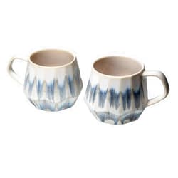 Homvare Porcelain Coffee Mug, Tea Cup, 2 Pack, 10 Ounces, Cream