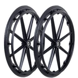 YZRYXHWL (1PR,Black) Wheelchair rear wheel replacement 24x1