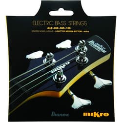 Ibanez IEBS 4 Coated Nickel Wound Mikro Bass Guitar Strings (IEBS4CMK)