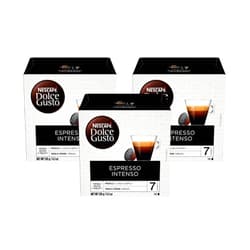 NESCAFÉ DOLCE GUSTO Nescafe Dolce Gusto Coffee Pods, Espresso Intenso, 16 capsules (Pack of 3)