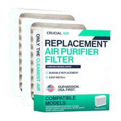 Think Crucial Crucial Air Purifier Filter – Compatible with Hunter® Brand Filter Part # 30928 – Models 30057, 30059, 30067, 30078, 30079, 30097, 30124, 30126 – Bulk Packs (2 Pack)