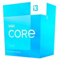 Intel i3-13100F Desktop Processor - 4 Cores, 12MB Cache, up to 4.5 GHz