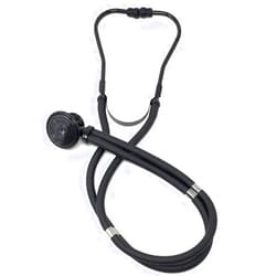 Elite Medical Instruments EMI EMI Sprague Rappaport Dual Head Stethoscope - Stealth Black - 112SB
