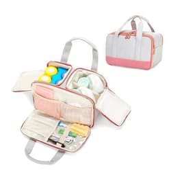 Damero Wearable Breast Pump Bag Compatible with Elvie Breast Pump and Most Medela Electronic Pumps, Tote Bag for Wearable Breast Pump, Pump Parts and Ice Pack, Patent Design