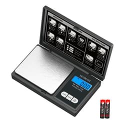 NUTRI FIT Gram Scale Digital Scale 0.01g Accuracy, 500g Small Pocket Scale Jewelry Scale, Weight for Food Ounces and Grams Kitchen Scale, Mg Scale for Powder Medicine Gold Weed, Portable