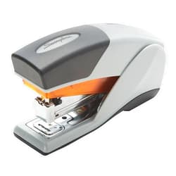 Swingline Stapler, Desktop Stapler, Compact Size, 25 Sheet Capacity, Optima 25 Reduced Effort, Orange/Gray (66412)