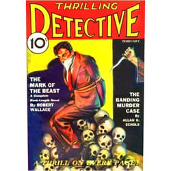 Robert Wallace,J.S. Endicott,John P. Gunnison,Allan K. Echols,Perley Poore Sheehan,Wayne Rogers,Jack D'Arcy,John H. Compton,Donald Bayne Hobart,Ken Rockwell Thrilling Detective - 02/33: Adventure House Presents:
