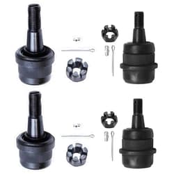 Detroit Axle - 4pc Front Ball Joints for 2007-2017 1999-2004 Grand Cherokee, Jeep Wrangler, 2018 Wrangler JK, 2 Upper Ball Joints 2 Lower Ball Joints Replacement
