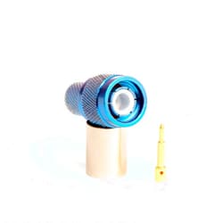 BigCatCables TNC Male Blue. Crimp Connector for LMR400, Belden 9913 Blue Male