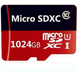 Genhao Micro SD Card 1024GB Micro SDXC UHS-I Card High Speed Memory Card Digital Cameras Cellular -Phones-Tablet GPS PCs Class 10 Full HD Video, with a SD Card Adapter (1024GB-D)