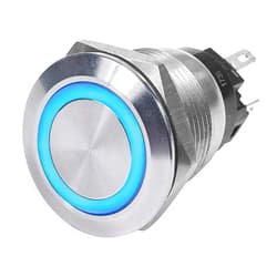 Blue Sea Systems 4160 Switch Button 10A OFF-ON BLUE