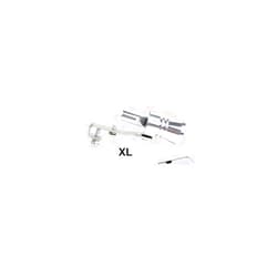 Dewhel Universal Aluminum Turbo Sound Exhaust Muffler Pipe Whistle Car Blow off valve BOV Tip Simulator Whistler Size XL Silver