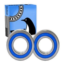 PGN Bearings PGN (2 Pack) R16-2RS Bearing - Lubricated Chrome Steel Sealed Ball Bearing - 1