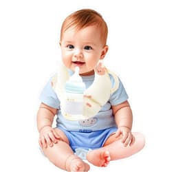MOMJOY Bottle Holder for Baby, Baby Self Bottle Feeding Pillow，Baby Bottle Holder Hands Free Feeding, Fuzzy Feeder Baby Bottle Holder, Adjustable Nursing Pillow, Essentials for Newborns and Twins