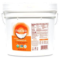 Nutiva Organic Steam Refined Oil, Coconut, 128 Fl Oz