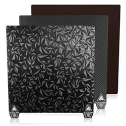 ENOMAKER Ender 3/Pro/V2/Neo PEO PET Build Plate,Magnetic Print Bed,Carbon Fiber/Diamond Textured Double Sided Flex Spring Steel Sheet for Creality Ender 5/Pro,Elegoo Neptune 3 Pro 3D Printer 235x235mm