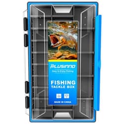 PLUSINNO Fishing Tackle Box, Waterproof Tackle Box Organizer with Removable Dividers,1 Packs /2 Packs Fishing Box Tackle Tray Lure Box and Terminal Tackle Storage