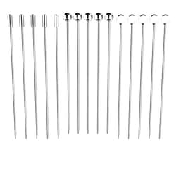 I-MART Stainless Steel Cocktail Picks Martini Picks Set (Pack of 15)