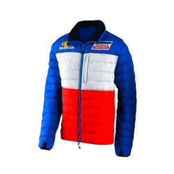 Troy Lee Designs Men's Honda Retro Wing Dawn Jackets,Small,Blue/White/Red