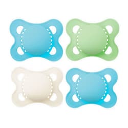 MAM Original Matte Baby Pacifier, 0-6 Months, 4 Count