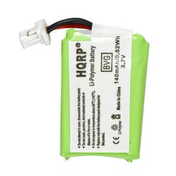 HQRP 140mAh Battery Compatible with Plantronics CS540 CS530 CS540A 86180-01 Wireless Headset 84479-01 Savi CS540