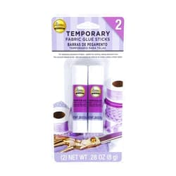 Aleene's No-Sew Temporary Fabric Glue Sticks, .28oz 2-Pack