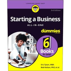 Eric Tyson,Bob Nelson Starting a Business All-in-One For Dummies