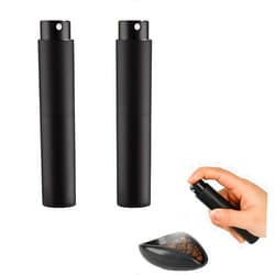 Watchget 2PCS/10ml Coffee Bean Spray Bottle Espresso Spray Bottle Portable Empty Small Refillable Sprayer For Reducing Coffee Power Static,Black