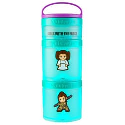 Whiskware Star Wars Stackable Snack Pack, 2 1/3 cups, Leia & Rey 2 1/3 cups Leia & Rey