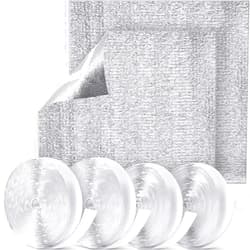 Trade Winds 4X5 Reflective Foam CORE Window Shutter Vent Insulation (W/ Hook and Loop Tape)