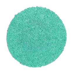 3M Green Corps Roloc Disc 36536, 80+ Grit, 3 in, Pack of 25 Heavy Duty, Quick Change Discs for Grinding, Coating Removal, Fast Cutting