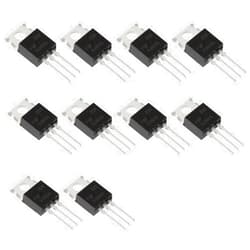 Bridgold 10pcs FQP50N06 FQP50 50N06 N-Channel Mosfet Transistor 52 A 60 V,3-Pin TO-220AB