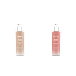 Cremo Women's Body Wash Bundle with White Jasmine Amber 16 Fl Oz and Wild Iris Musk 16 Fl Oz