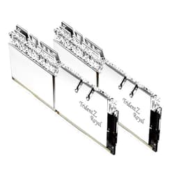 G.SKILL Trident Z Royal Series (Intel XMP) DDR4 RAM 16GB (2x8GB) 3200MT/s CL16-18-18-38 1.35V Desktop Computer Memory UDIMM - Silver (F4-3200C16D-16GTRS)