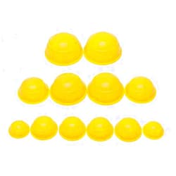 Healthcom 12 Pcs Silicone Massage Cupping Set Vacuum Cupping Cans Acupuncture Cupping Therapy Set Professional Body Massage Suction Cup Cupping Therapy Pain Relief Muscle Health Relaxation