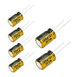 Nichicon FG 16V 6 pcs Nichicon FG Capacitors 16V 100uf Audio Grade
