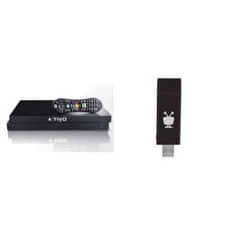 TiVo Edge for Cable | Cable TV, DVR and Streaming 4K UHD Media Player with Dolby Vision HDR and Dolby Atmos & TiVo WiFi 5 USB Adapter, Black (AP0100)