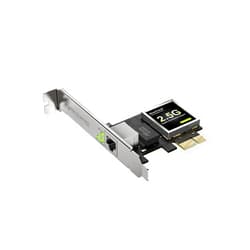 BrosTrend 2.5Gb Network Card, PCIe Network Adapter RJ45 NIC with Extra Low-profile Bracket PCI Express Gigabit Ethernet Card for Windows 11/10/8.1/8/7/XP, Windows Server... Limited Lifetime Protection