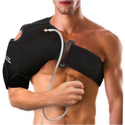 NatraCure Hot or Cold Therapy Shoulder Ice Pack Wrap, Shoulder Brace for Shoulder Pain Relief - (Heating Pad for Rotator Cuff Injuries, Surgery, Gym Injuries, Baseball, Pitching Injuries) - 6032