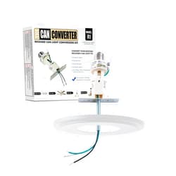 The Can Converter R1 Recessed Can Light Conversion Kit w/ 8¼