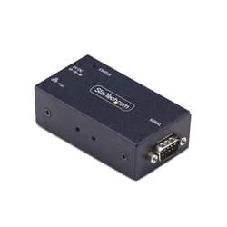 StarTech.com 1-Port Serial to Ethernet Adapter, 802.3af PoE Powered Serial Device Server, Wall/DIN Rail, LAN to DB9 Converter