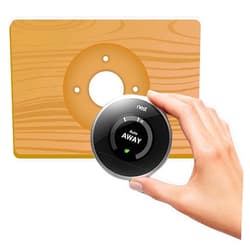 Humble Abode Creations Nest Thermostat Wall Plate, 6 Inch, Bamboo Plate, Fits Generation 1, 2, E Nests